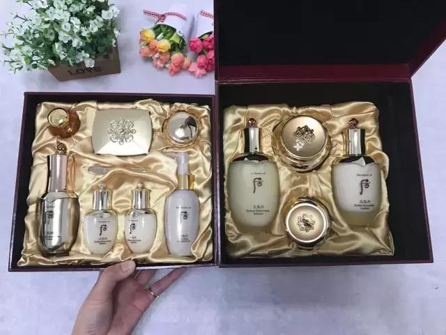 韩后whoo护肤套装直播,韩国正品whoo后天气丹套装护肤品