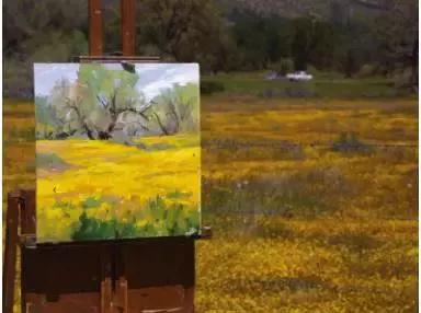 大师油画风景技法示范教程,维克多油画风景教程