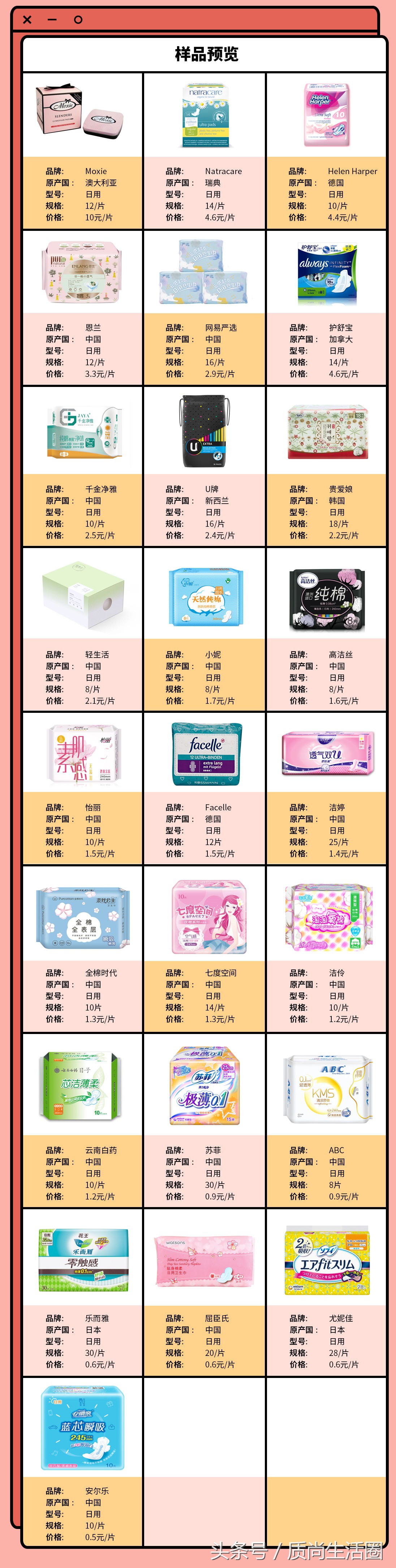 6款卫生巾柔软度测评,5g卫生巾评测视频