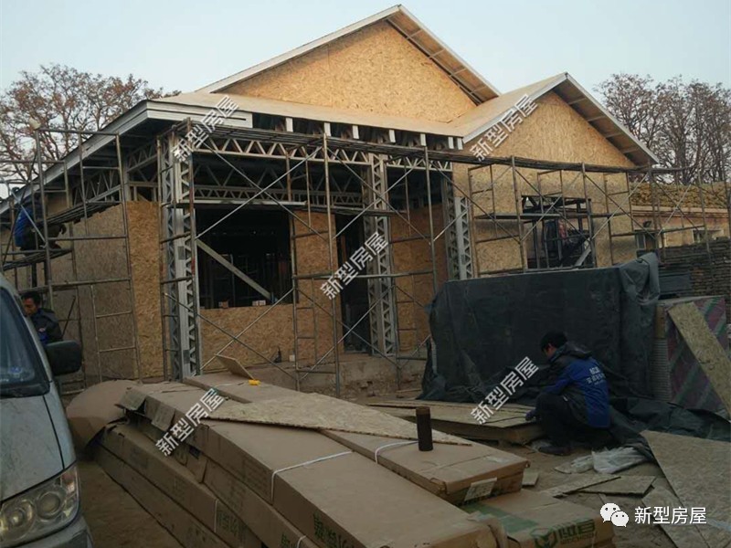 农村建180平的轻钢别墅需多少钱,最新农村新式轻钢别墅