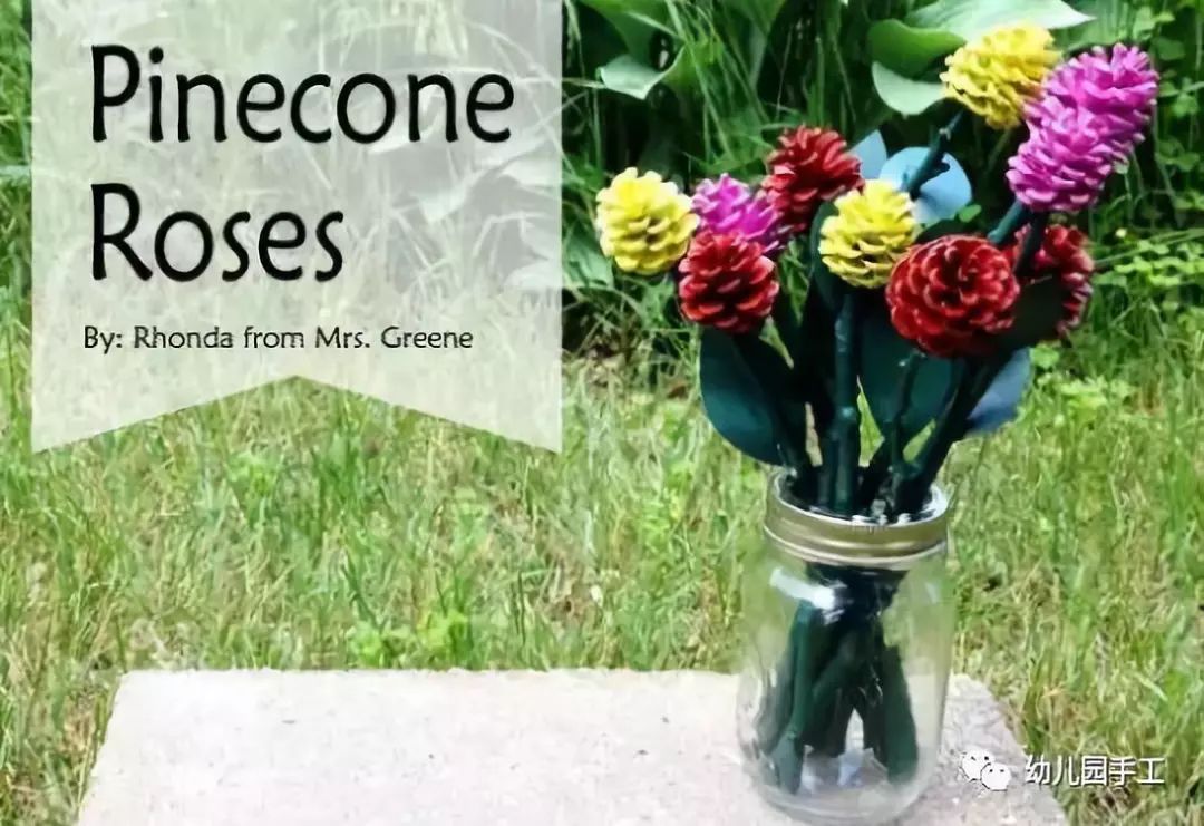 用松塔做的创意吊饰,松塔加树枝创意手工吊饰