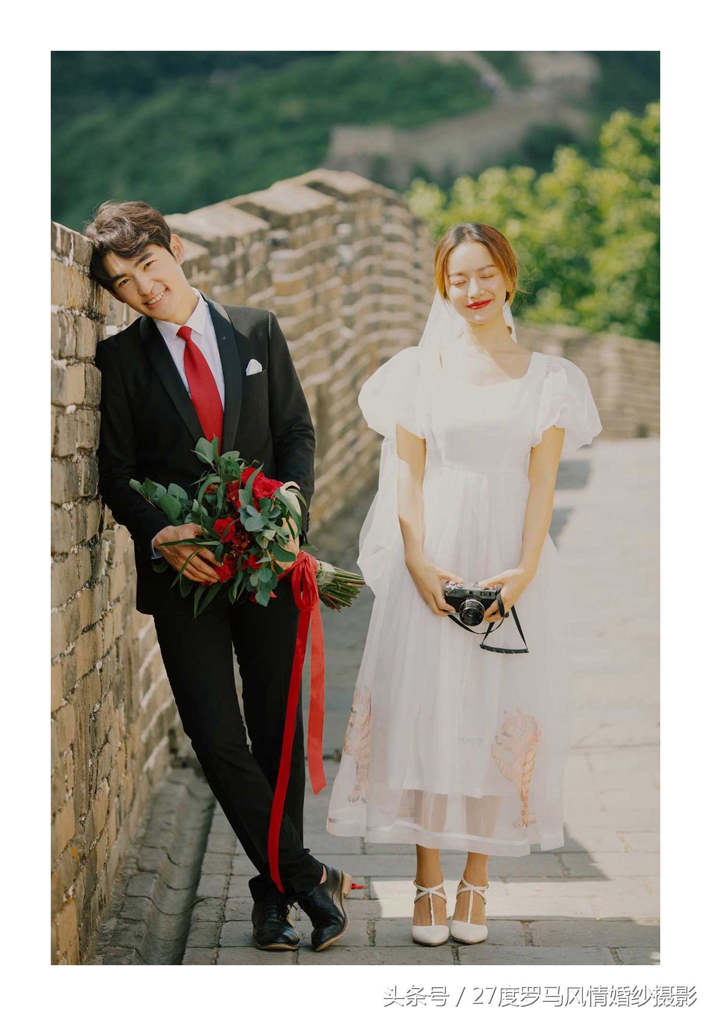 长城拍摄婚纱照,如何在北京拍好看的照片