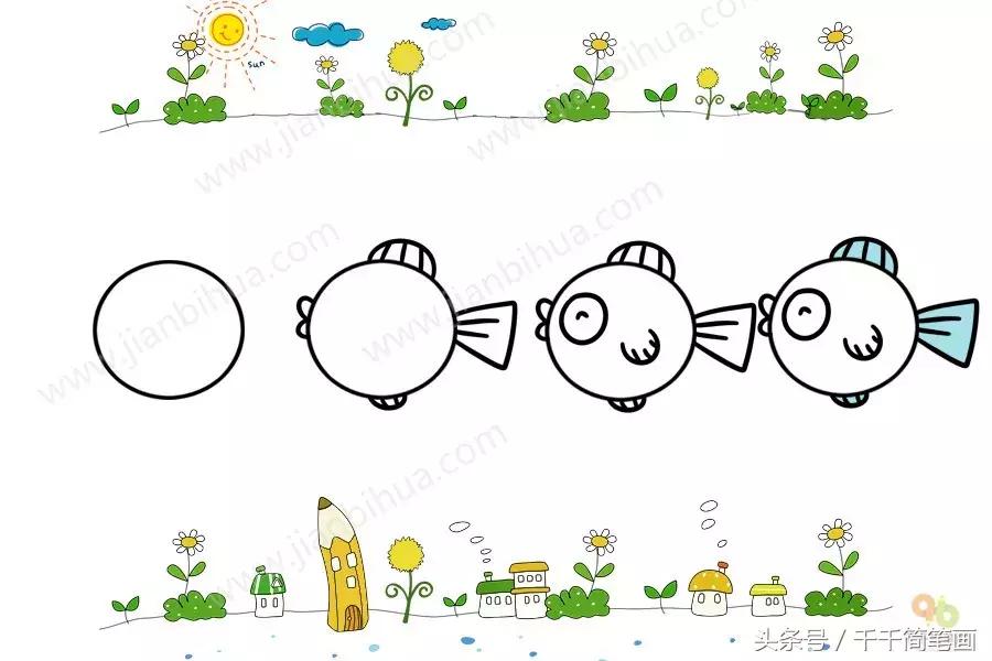 儿童简单动物简笔画大全,怎么画动物唱歌的模样简笔画