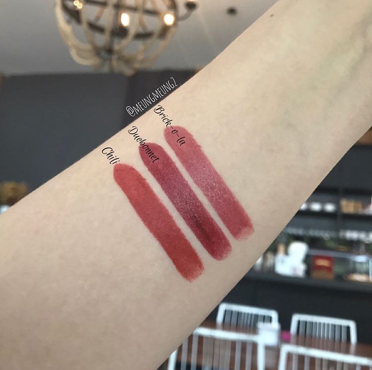 比chili还好看的口红,mac316跟rubywoo试色