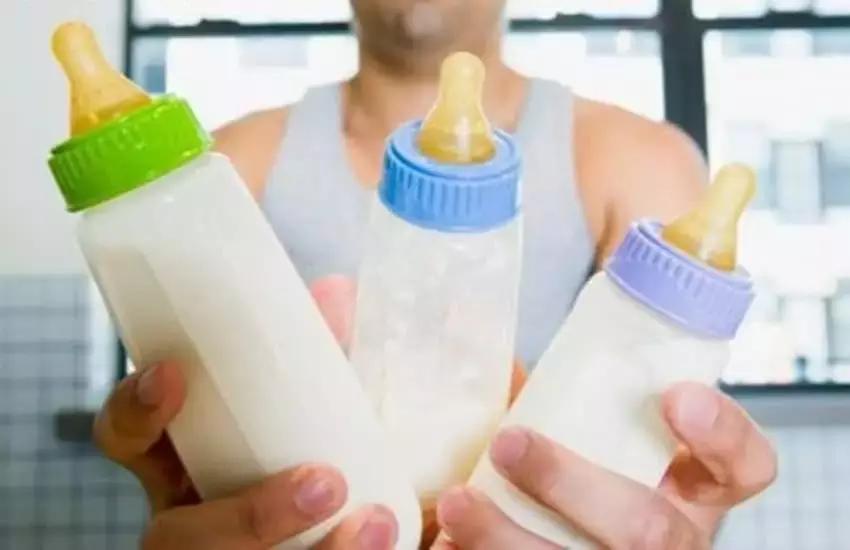 孩子喝完奶没有及时刷奶瓶,小孩喝完奶了一直吸着奶瓶怎么办