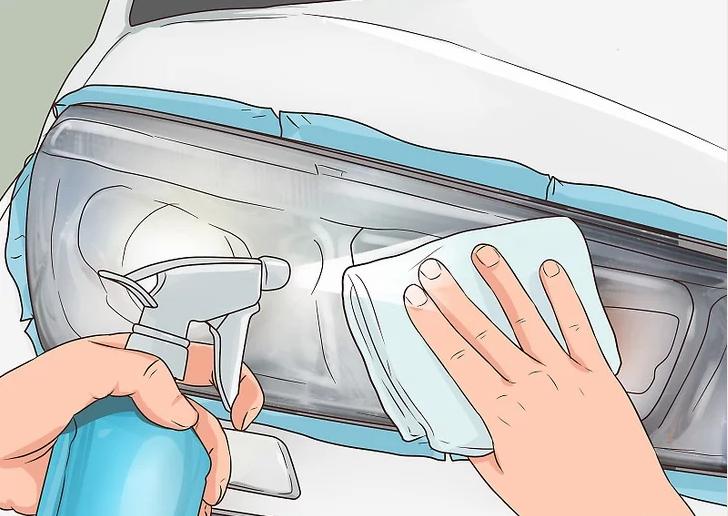 汽车大灯温度过高灯罩模糊怎么办,汽车大灯被除胶剂弄模糊了怎么办