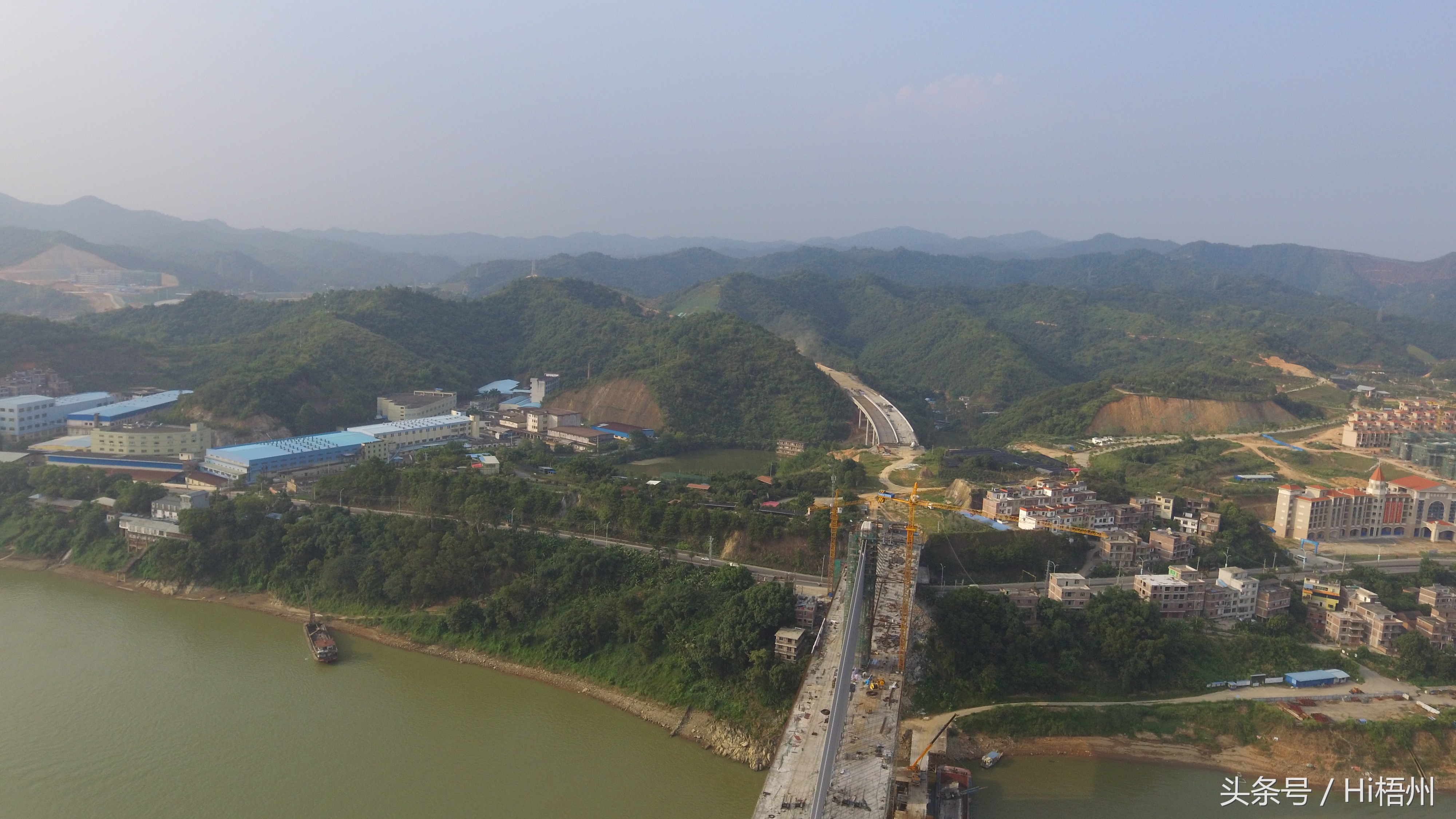 航拍扶典口西江特大桥,扶典口西江特大桥建设历程