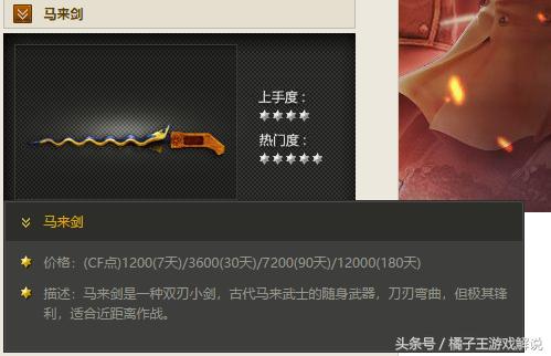 穿越火线现在流行的装备,穿越火线十大核心武器排行榜