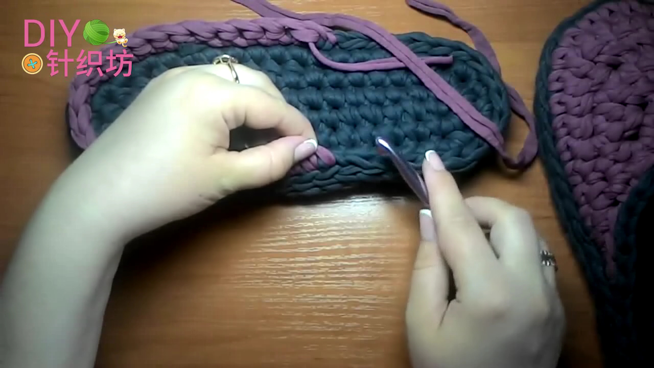 「家居针织」拖鞋不够用，教你制作针织拖鞋