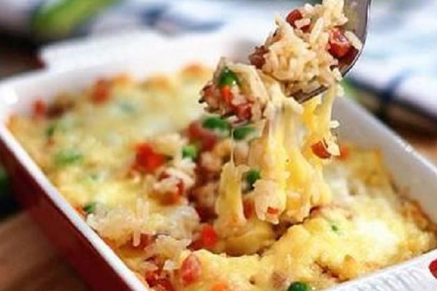 西餐芝士海鲜焗饭,芝士焗饭的最佳做法