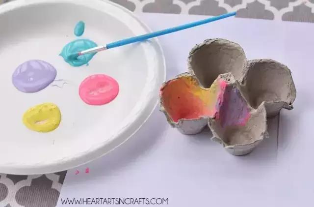 手工花朵制作方法简单幼儿园,花朵收纳盒手工皱纹纸幼儿园