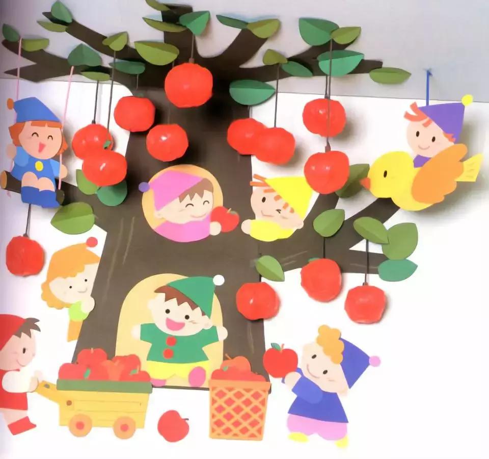 幼儿园环创墙面小装饰,幼儿园走廊经典创意环创墙面布置