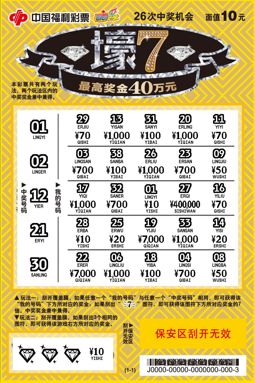 “买壕7，更豪气，福彩送大礼！”！1888万京东E卡、618辆电动车、95个“走进刮刮乐”名额、中10送10等你来抢！