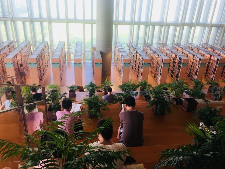 上海浦东图书馆,读一本书看一座城