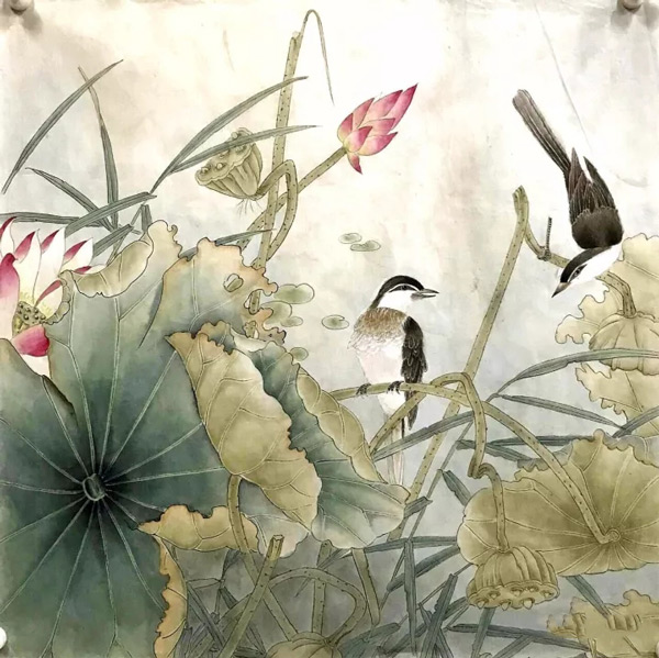 张斌画家的抖音,张斌工笔画家作品