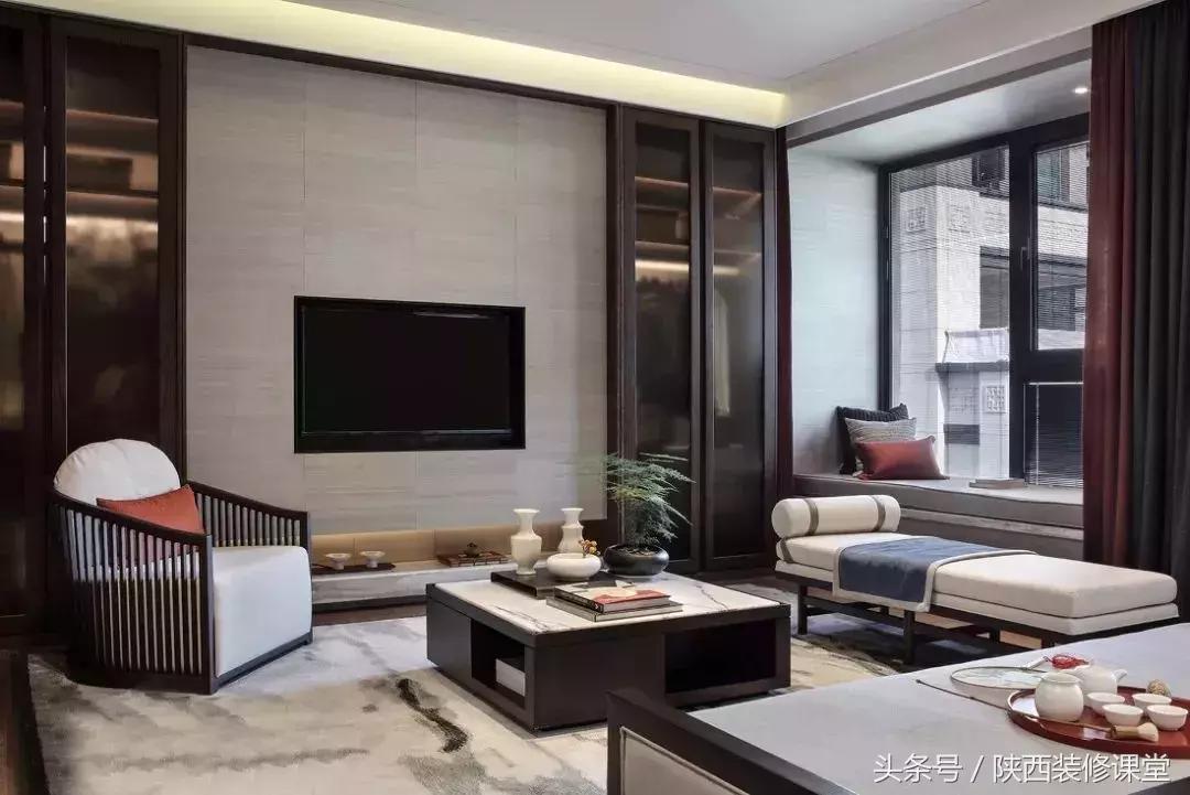30平方新中式客厅,30款中式客厅高端大气上档次