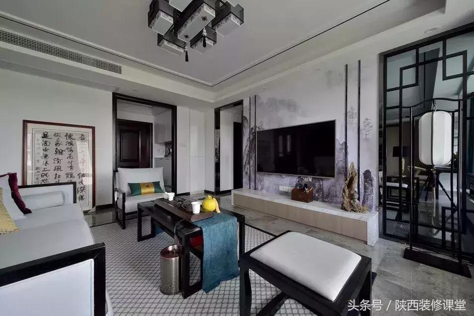 30平方新中式客厅,30款中式客厅高端大气上档次