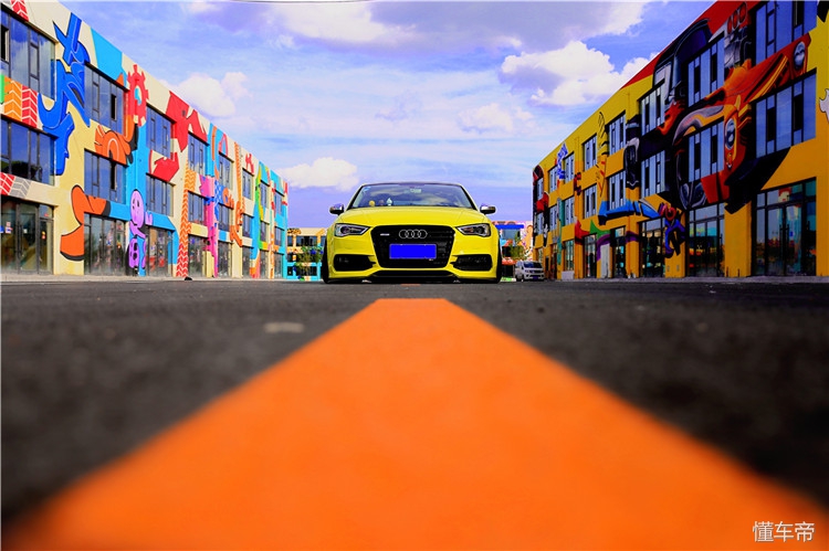 黑龙江车友打造低姿态“柠檬黄”奥迪A3，玩车同时不忘疼老婆！