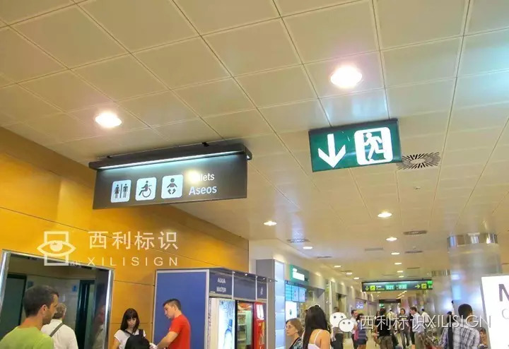 空港观察郑州,航站楼设计标识