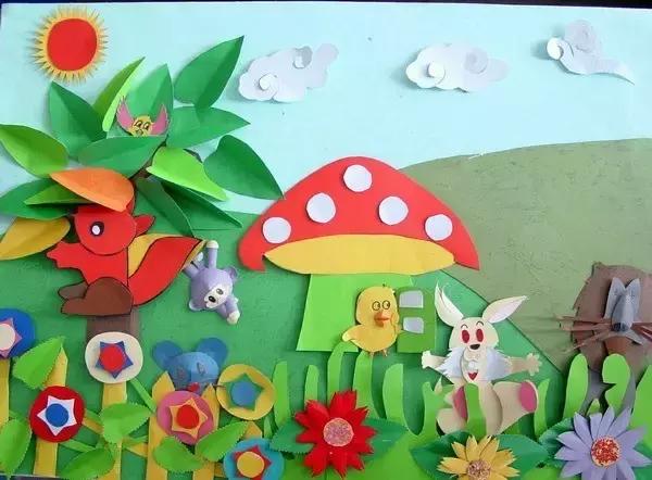 幼儿园墙面装饰教程简单,幼儿园墙面装饰好玩的颜色