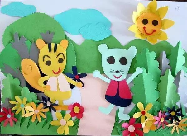 幼儿园墙面装饰教程简单,幼儿园墙面装饰好玩的颜色