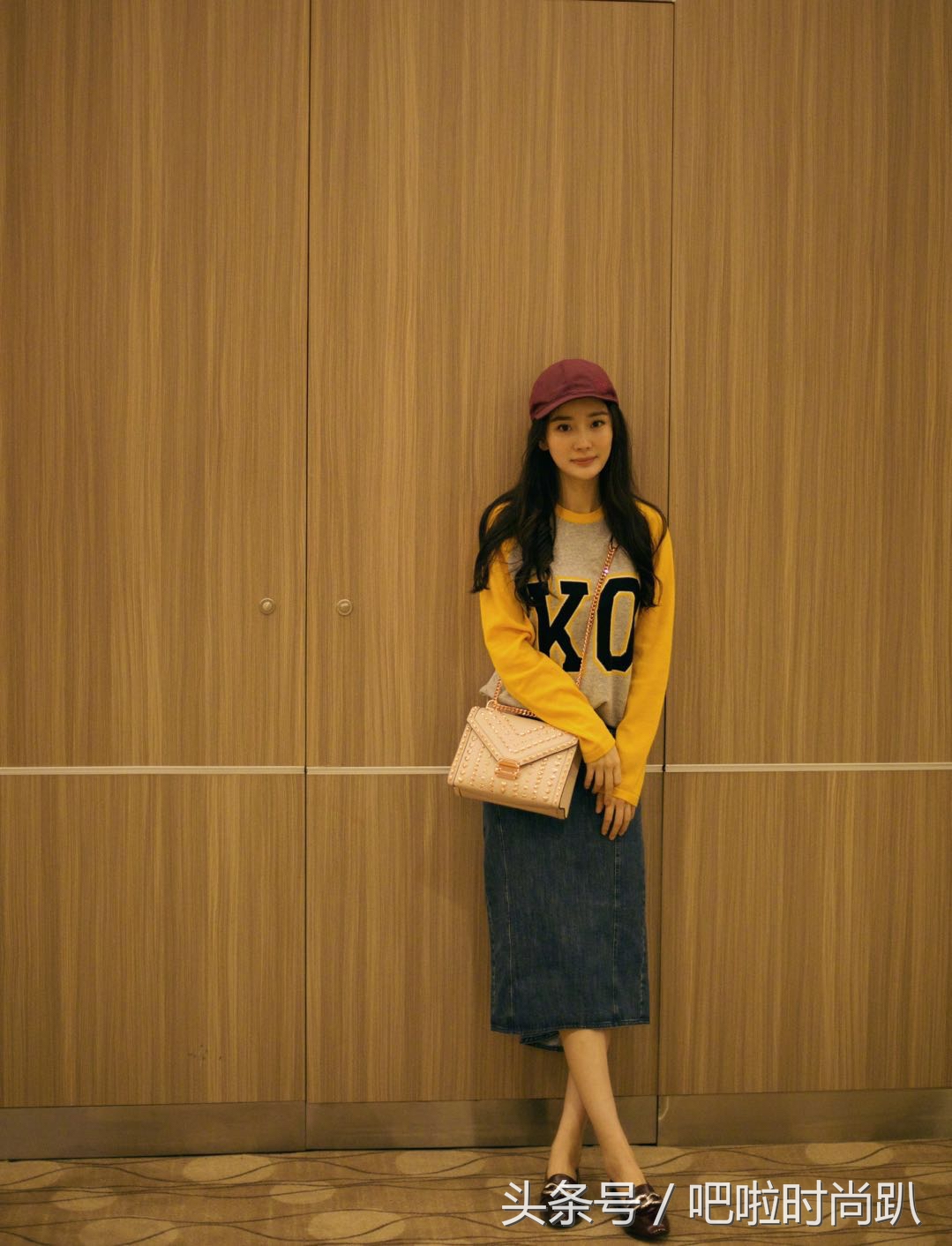 杨幂全新机场风格焕然一新,杨幂新中式机场同款