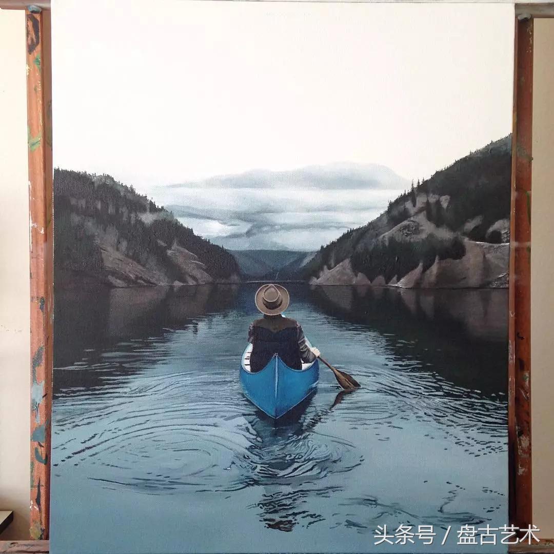 惹不起了不起！00后都画成这样了（盘古文化艺术油画国画批发