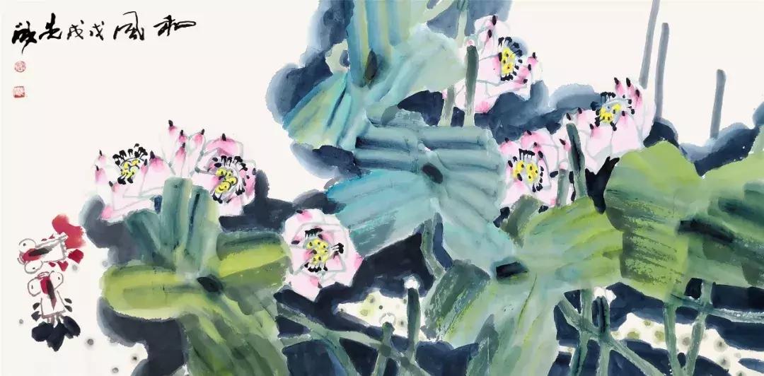 荷魂赵先闻作品欣赏,赵先闻画家作品