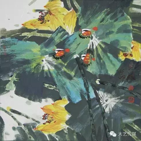 荷魂赵先闻作品欣赏,赵先闻画家作品