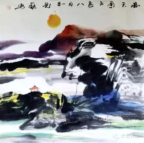 荷魂赵先闻作品欣赏,赵先闻画家作品