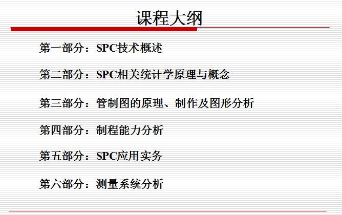 经典实用的spc统计过程控制ppt,spc统计过程控制基础教程