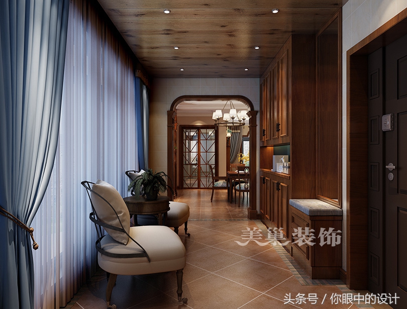 美式乡村田园客厅,美式乡村家具店郑州