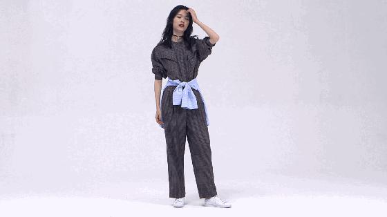 适合4套衣服的连体裤,时尚简约连体裤套装