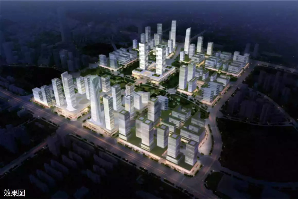 留仙洞超级总部基地,深圳留仙洞总部效果图