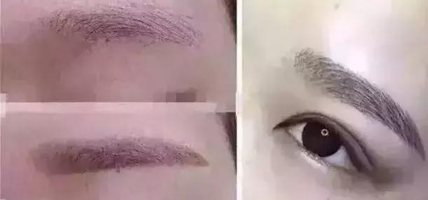 纹眉后一周眉毛变化过程,纹眉后1到七天的变化图