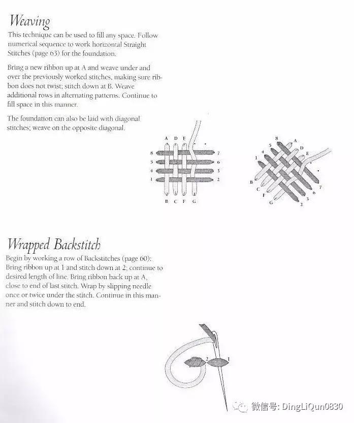 字母刺绣教程针法,字母刺绣针法图解