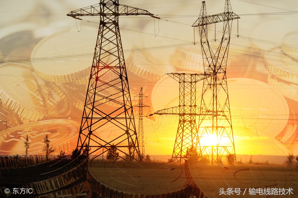 输电线路架空地线发热,架空输电线路地线布置示意图