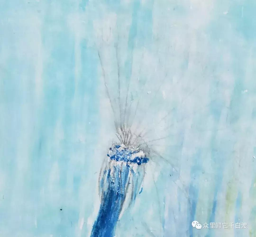 油画棒蒲公英教程简单图,圣诞油画棒教程