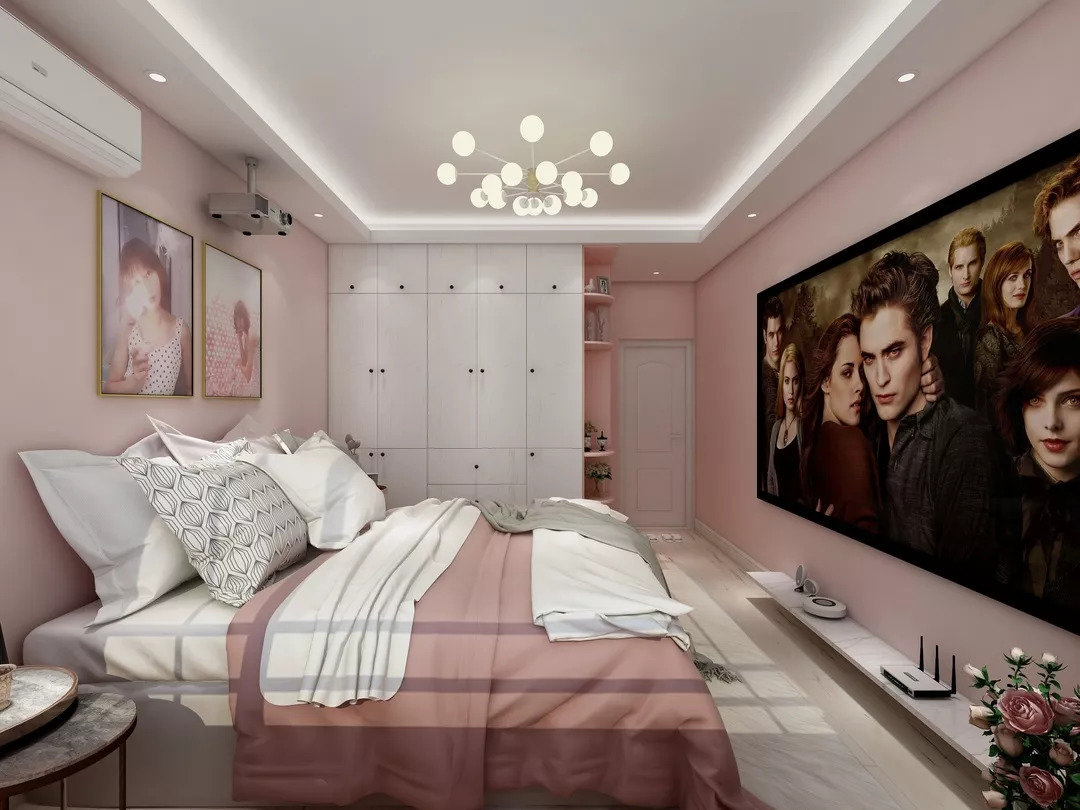 暖色系新中式轻奢混搭设计,中西混搭风格的设计