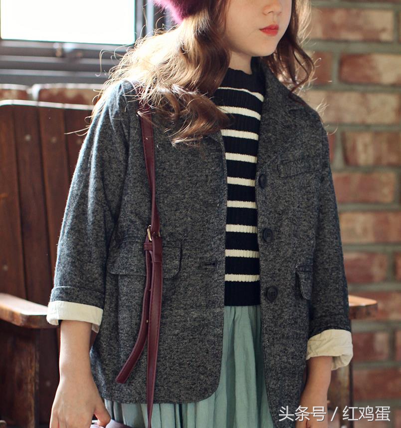 七岁女孩衣服秋冬款韩货,韩国女童6-12岁套装潮流