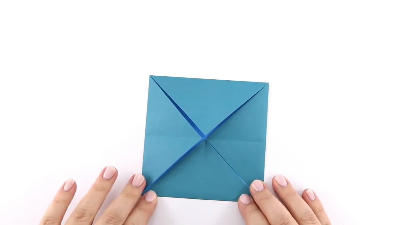 diy折纸教学视频,最简单的折纸法做小船