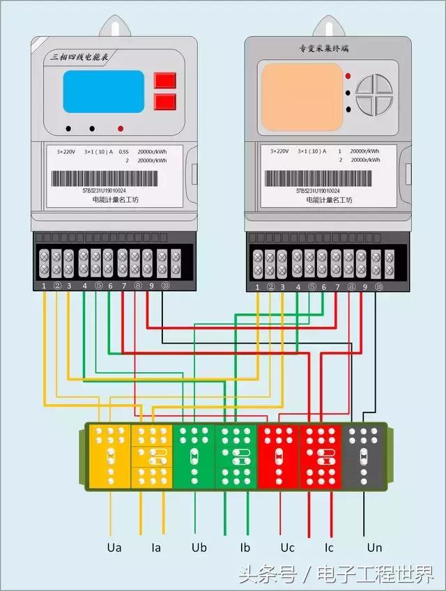 电流互感器接电能表接线教学视频,预付费导轨电能表互感器怎么接线