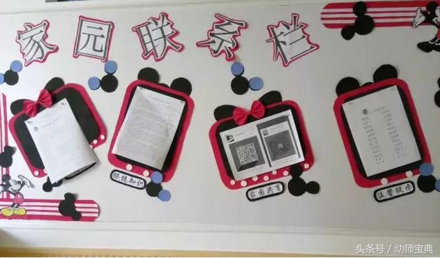 幼儿园家园联系栏布置米奇,幼儿园大班家园栏创意布置北欧风