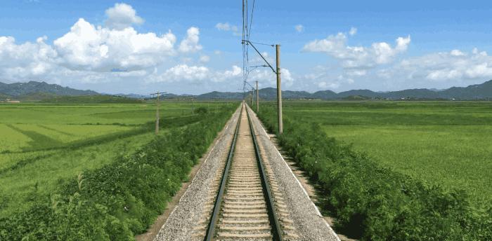 朝鲜农村自然风景,朝鲜原生态村庄