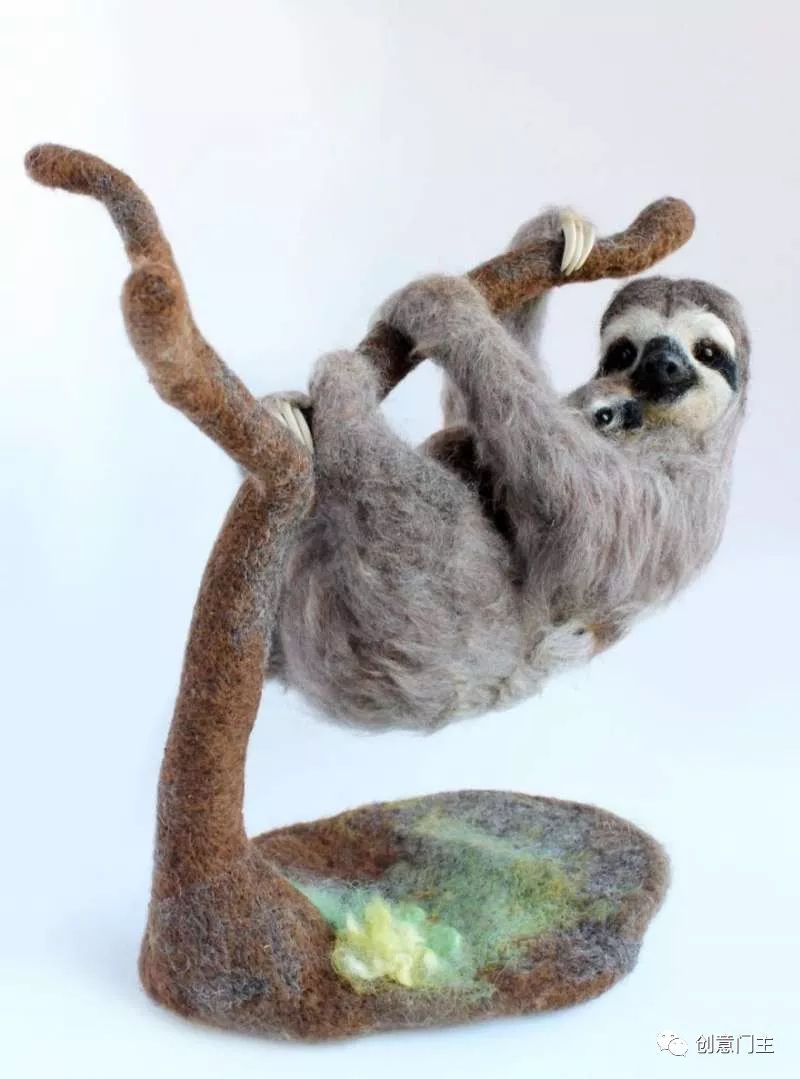 第一眼竟然以为它会动！26个好像有灵魂附体的拟真羊毛毡