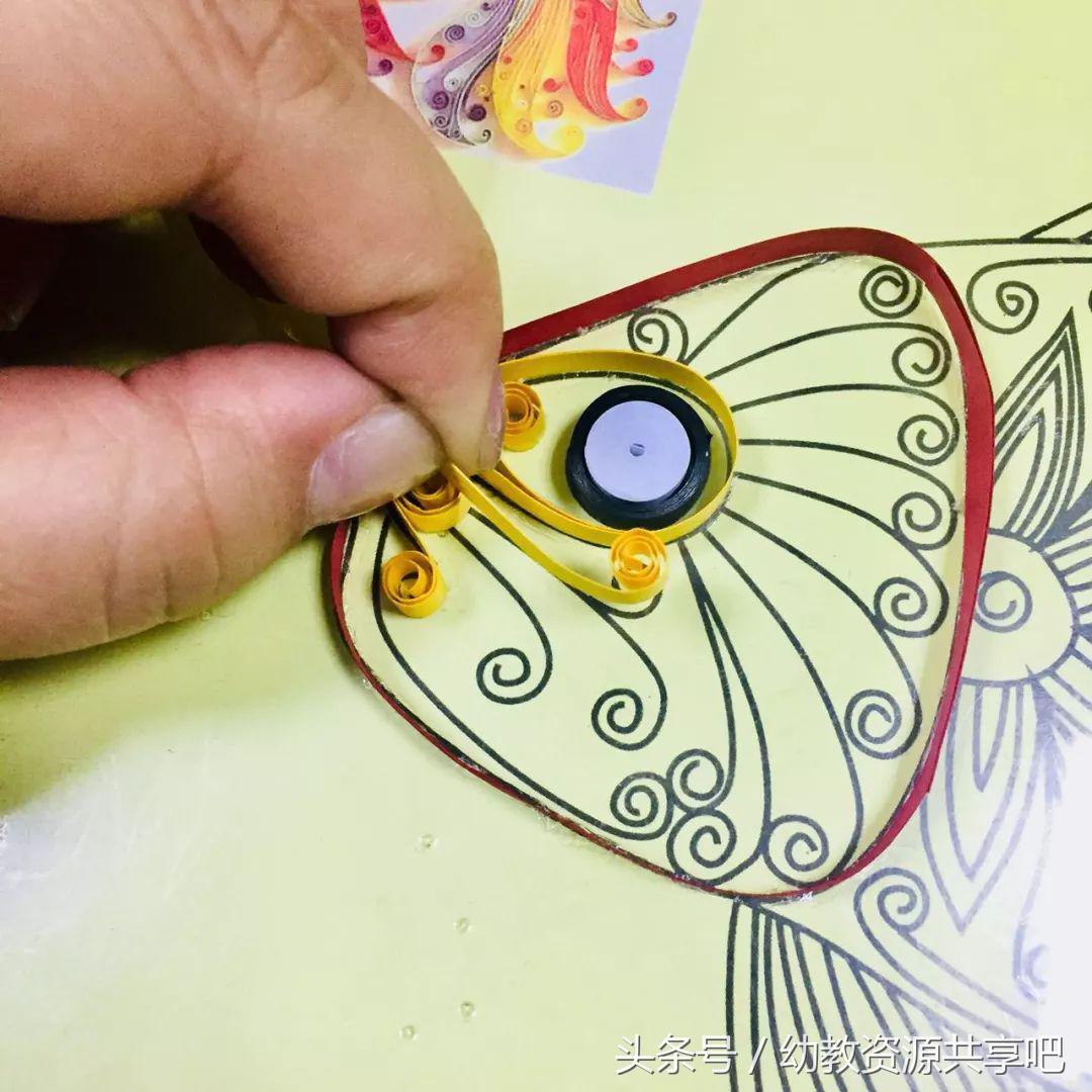 衍纸基础卷法教程衍纸版,基础衍纸作品及教程