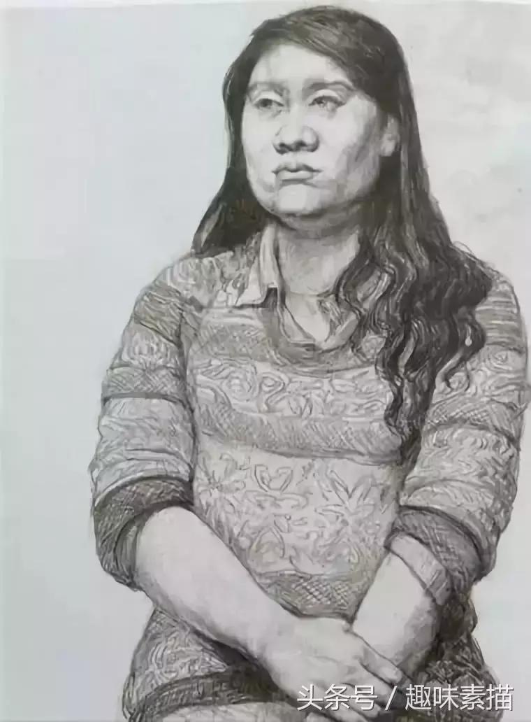 清华美院素描高分卷赏评,清华美院临摹千里江山图