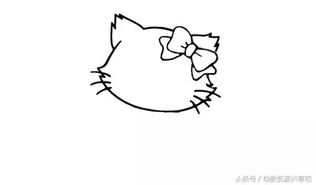 可爱萌萌哒小猫咪简笔画,怎么画可爱呆萌的小猫咪的简笔画