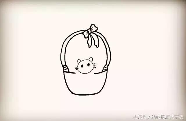 简笔画漂亮可爱猫咪,萌萌哒简笔画图片可爱小猫咪