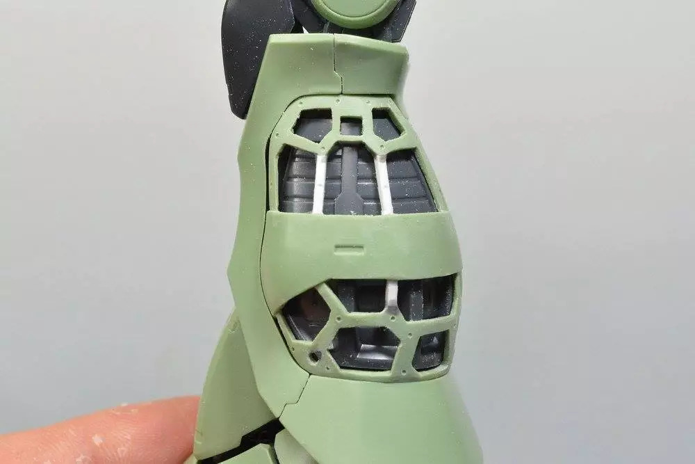 扎古模型拼装过程,高达模型旧化教程